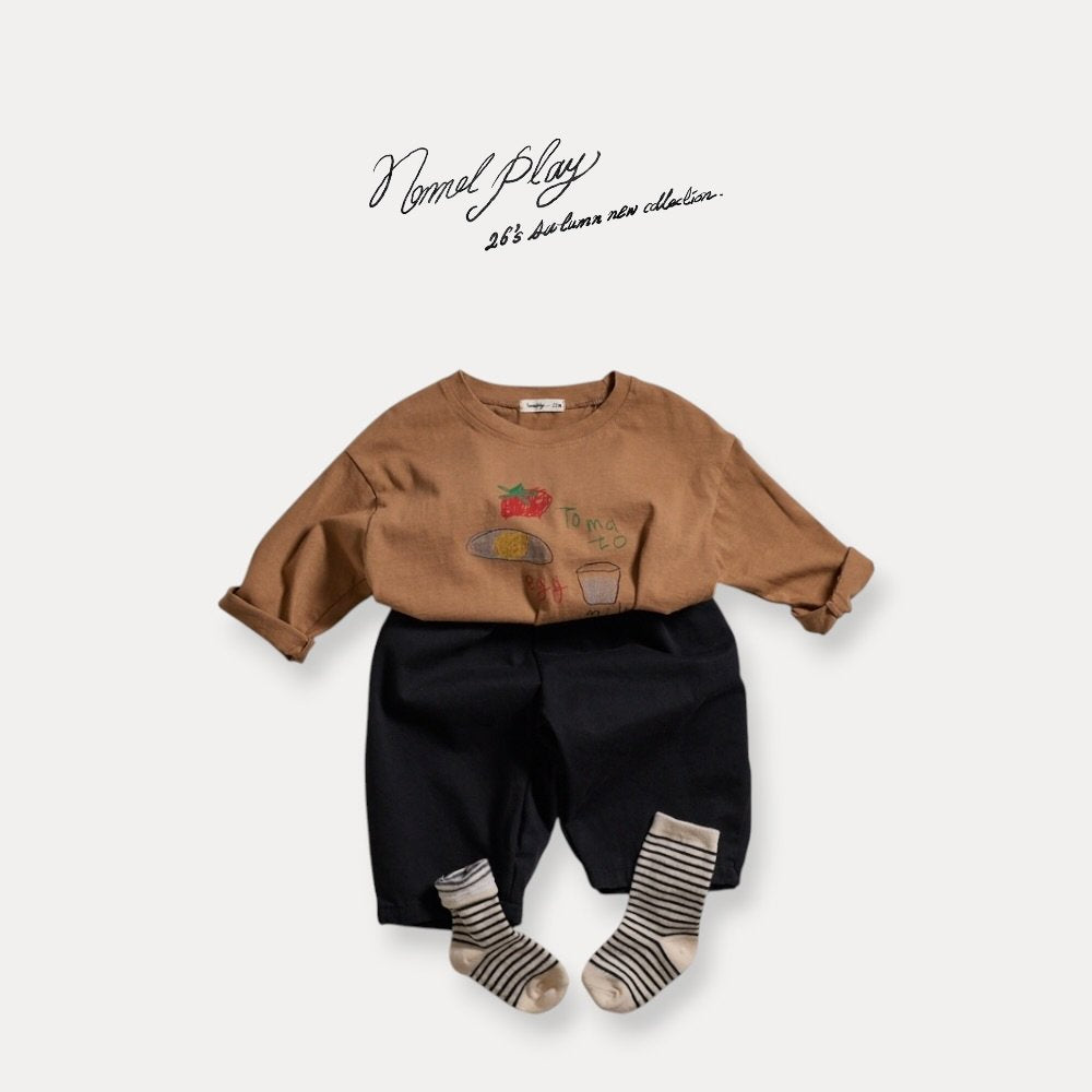 ［normalplay］Egg Long Sleeve Tee