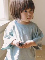 ［melmel］Strong twist 3/4 sleeve tee