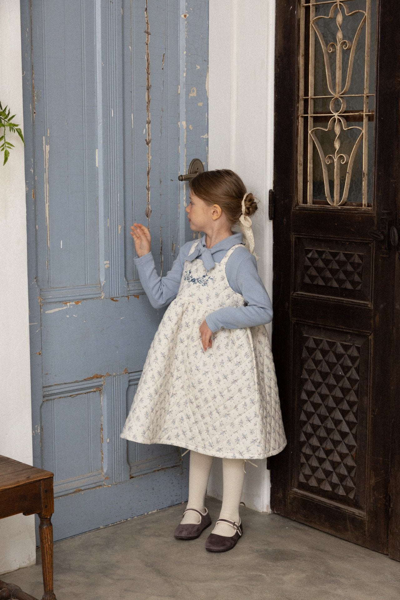 ［perrobebe］Bella ribbon tops