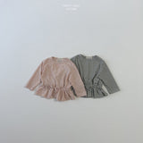 ［LINDO］Stripe shirring tops