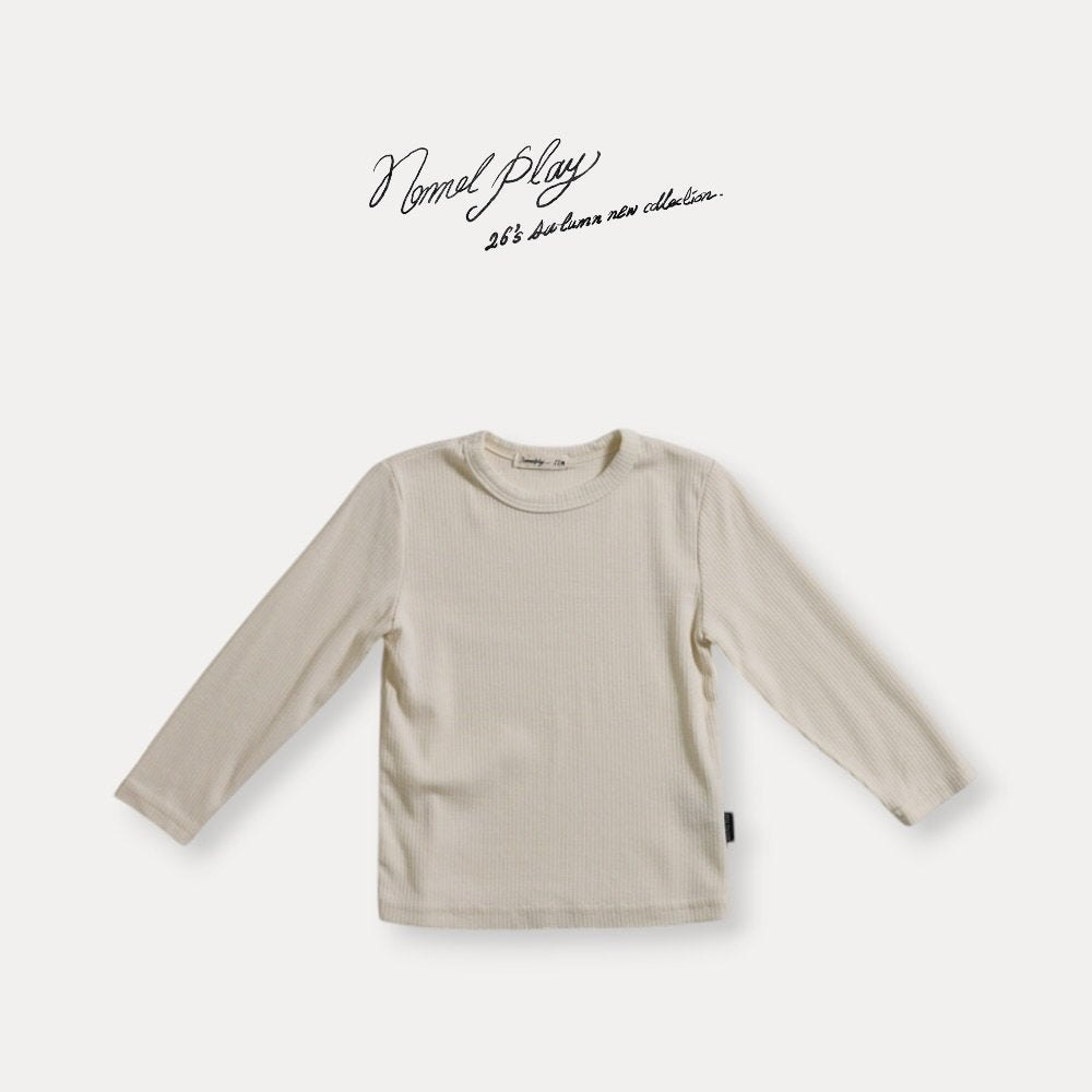［normalplay］Softy Autumn Long Sleeve Tee