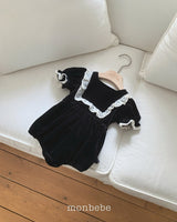 [monbebe] Anna velvet rompers