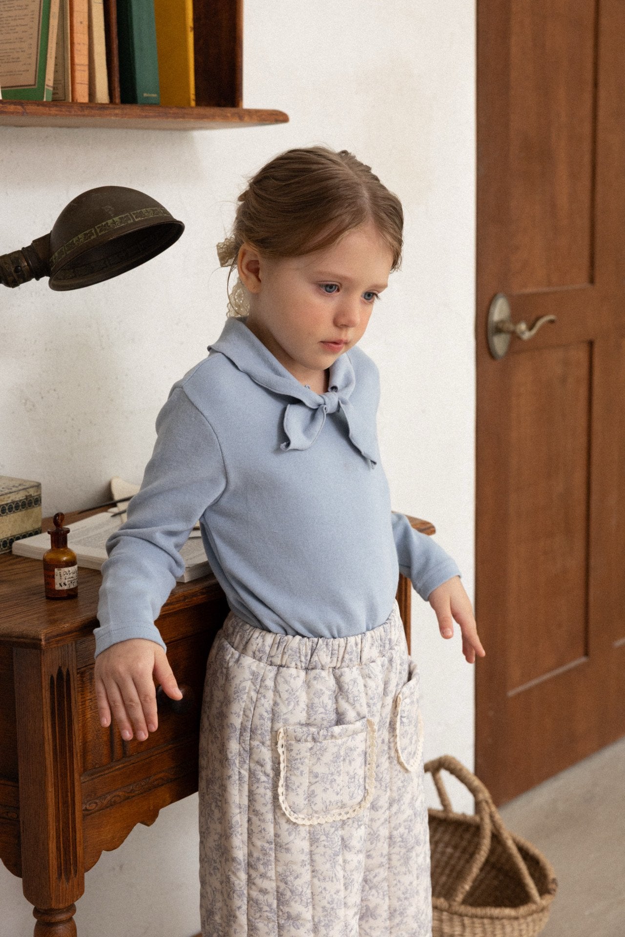 ［perrobebe］Bella ribbon tops