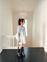 ［comma］Lace cancan one-piece