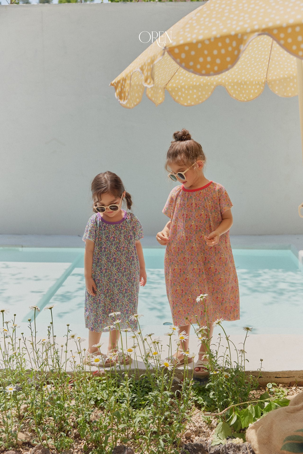 ［OREN］Rozy pleats one-piece