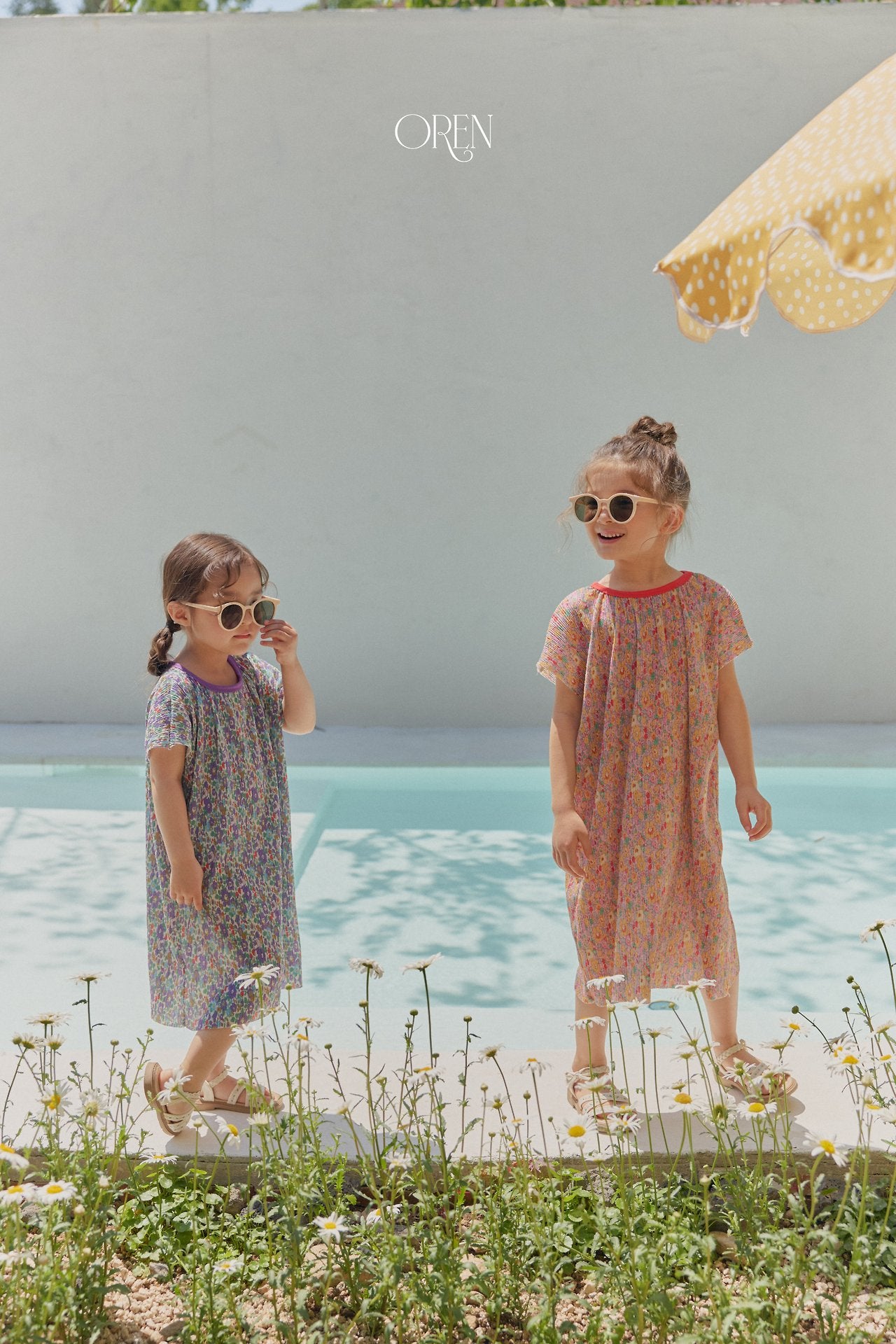 ［OREN］Rozy pleats one-piece
