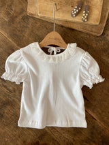 ［Anne shirley］Joy eyelet puff tops