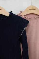 ［perrobebe］Mary frill tops