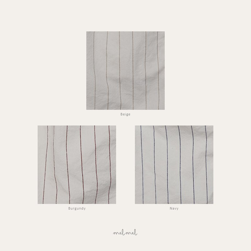［melmel］Stripe short pants