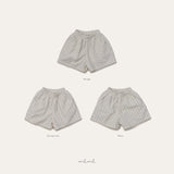 ［melmel］Stripe short pants