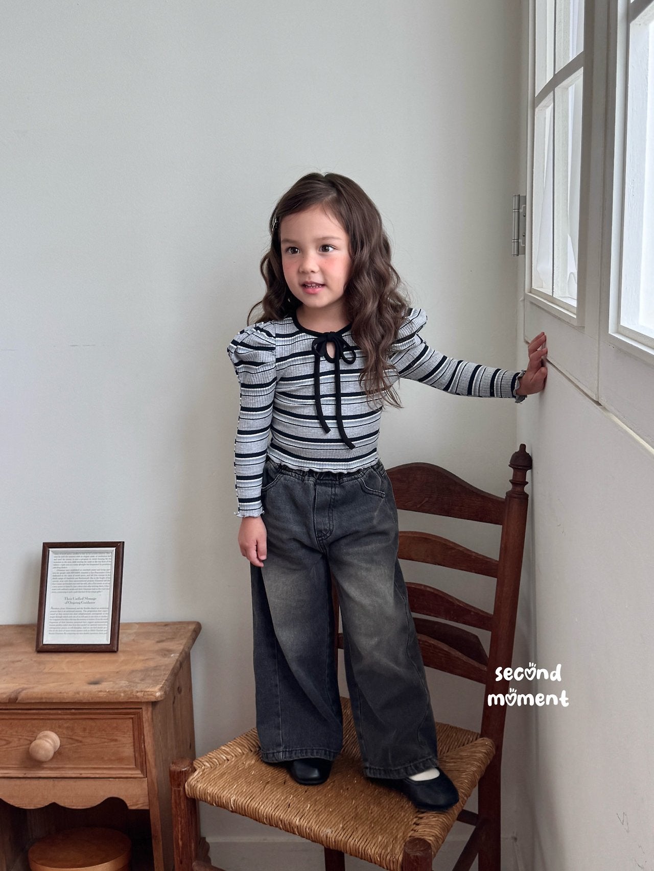 ［second moment］Muse denim pants