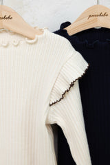 ［perrobebe］Mary frill tops