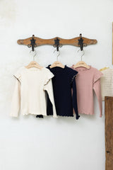 ［perrobebe］Mary frill tops