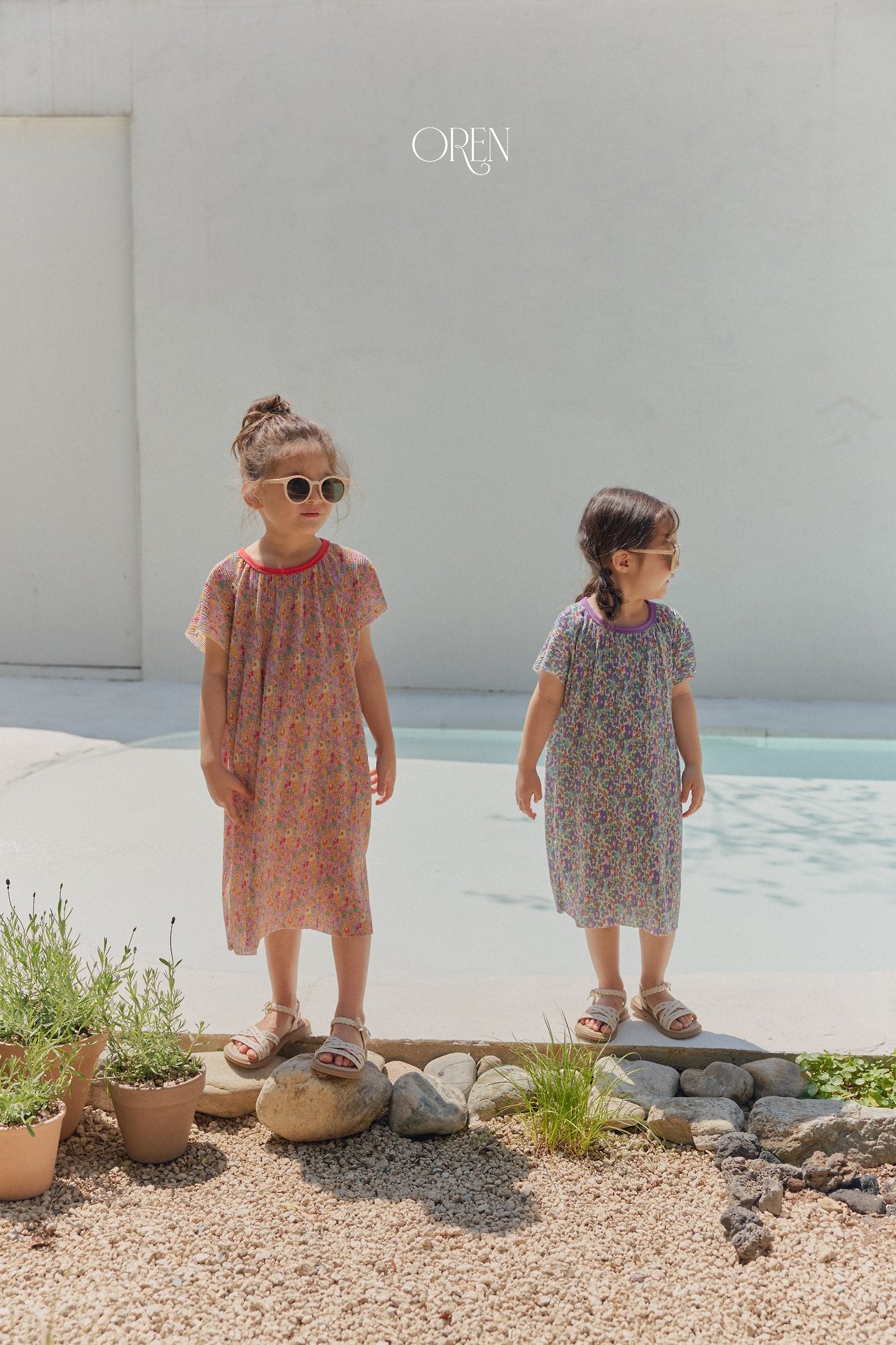 ［OREN］Rozy pleats one-piece