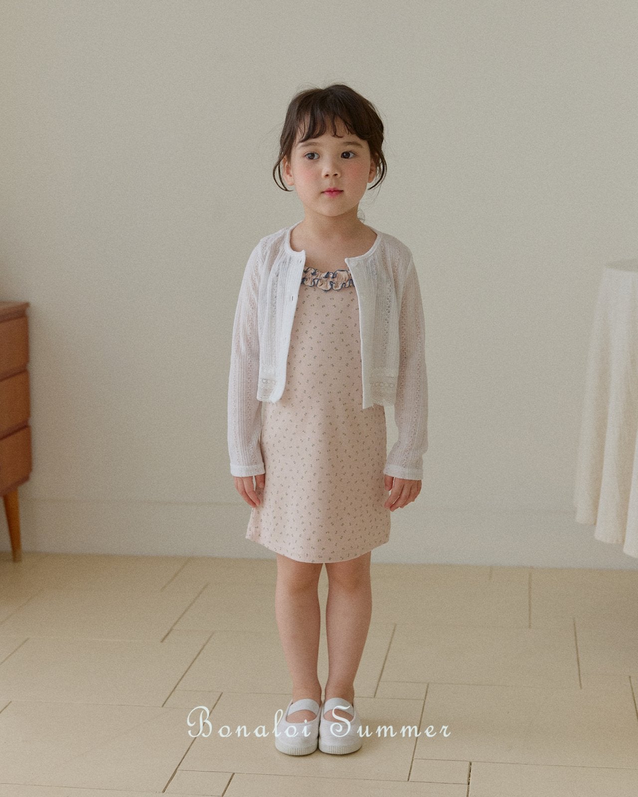 ［Bonaloi］Lovely frill one-piece