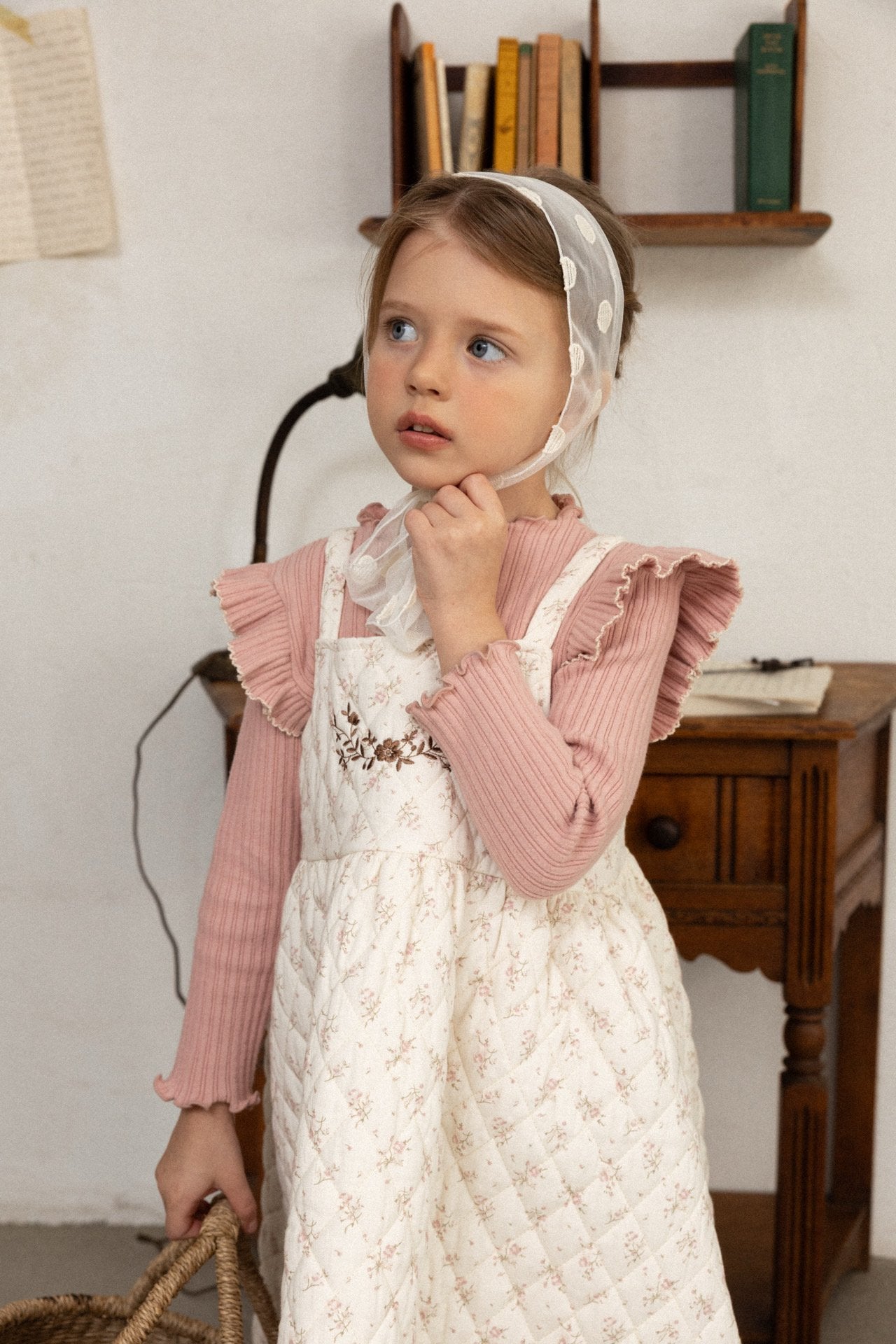 ［perrobebe］Mary frill tops