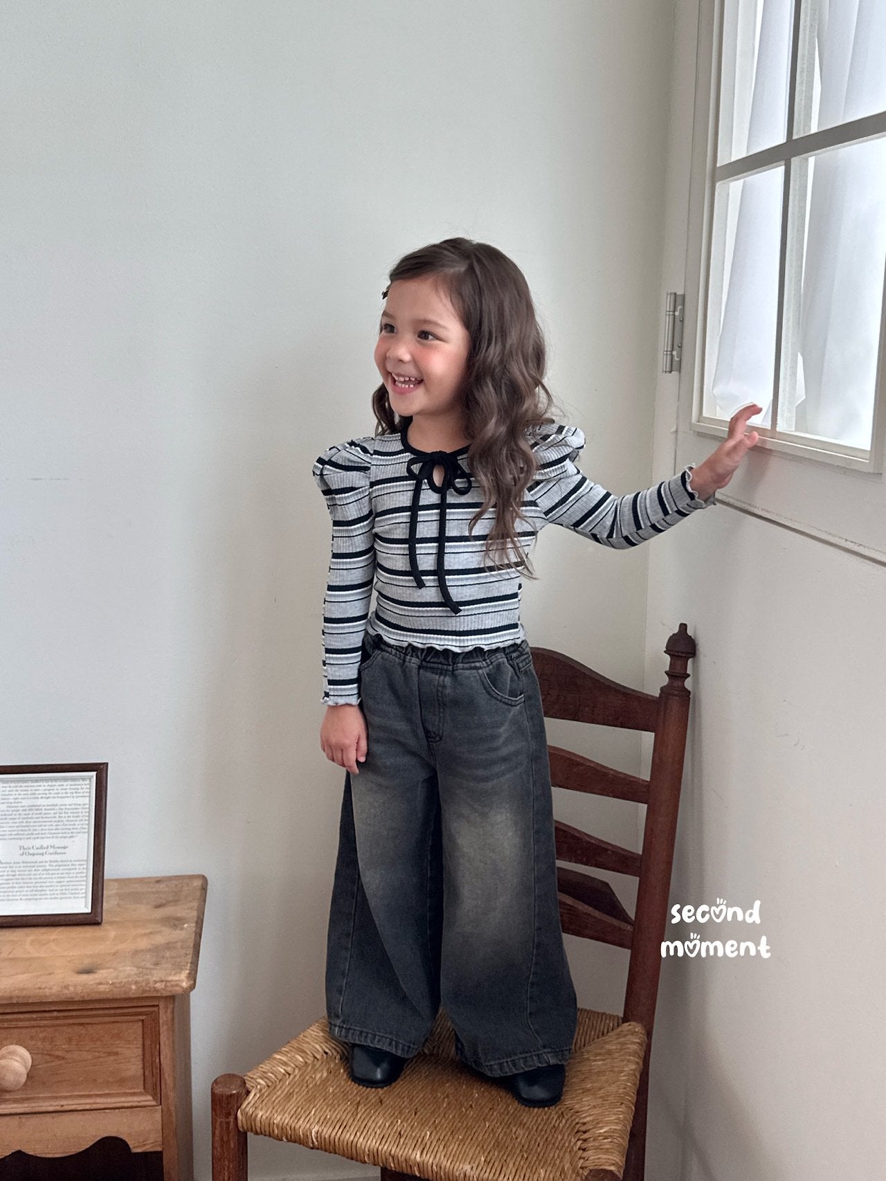［second moment］Muse denim pants