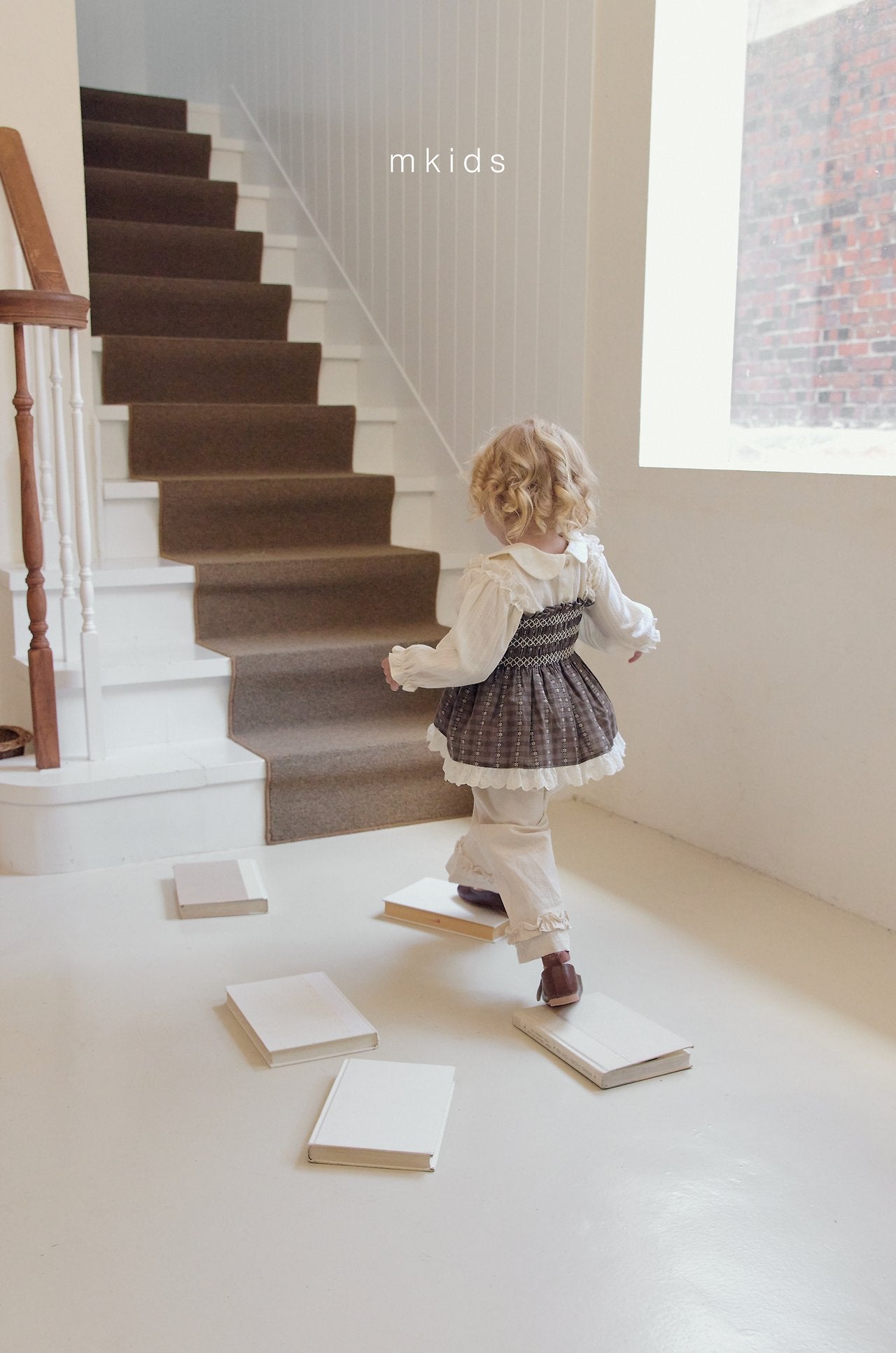 ［mkids］Bell smock blouse
