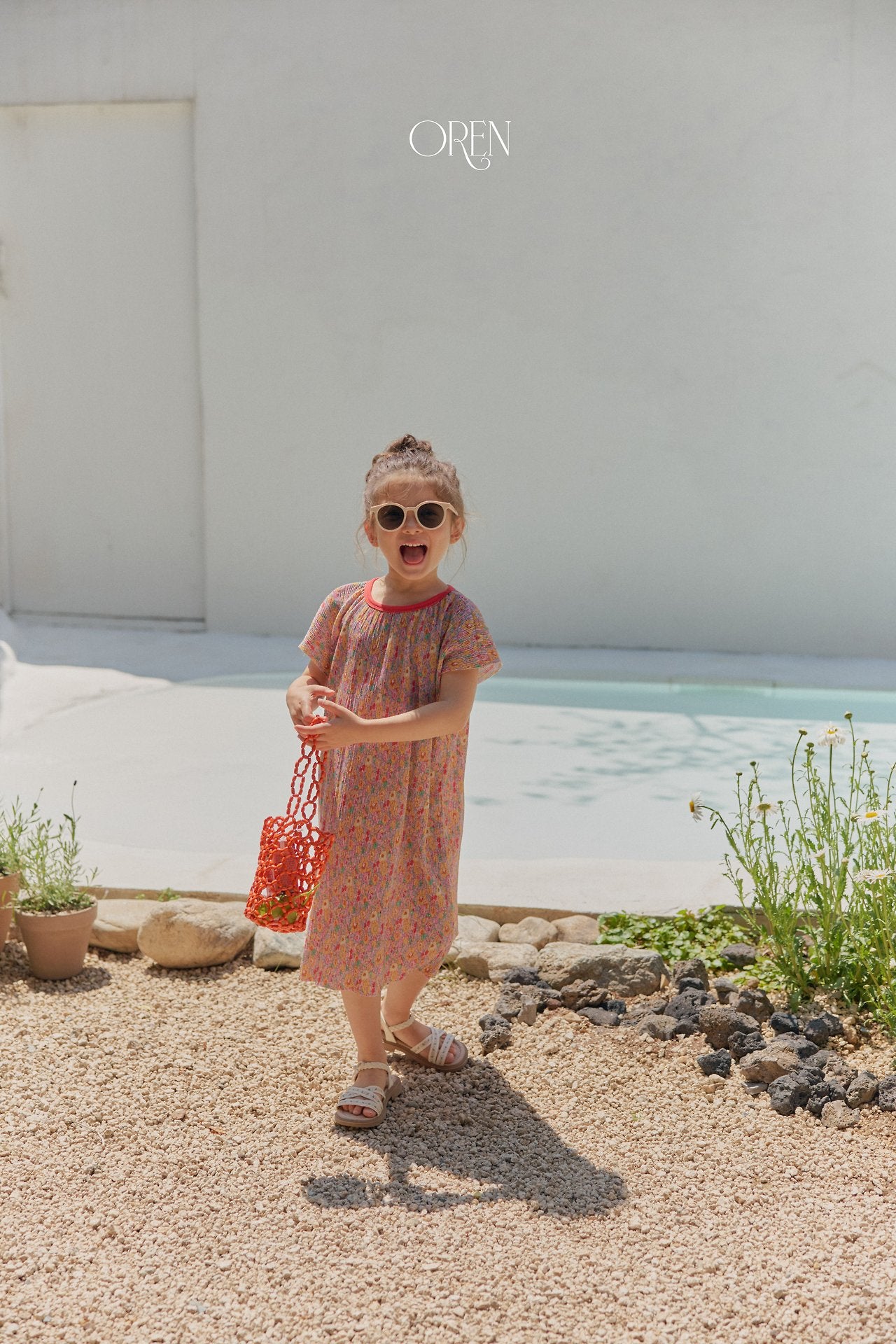 ［OREN］Rozy pleats one-piece