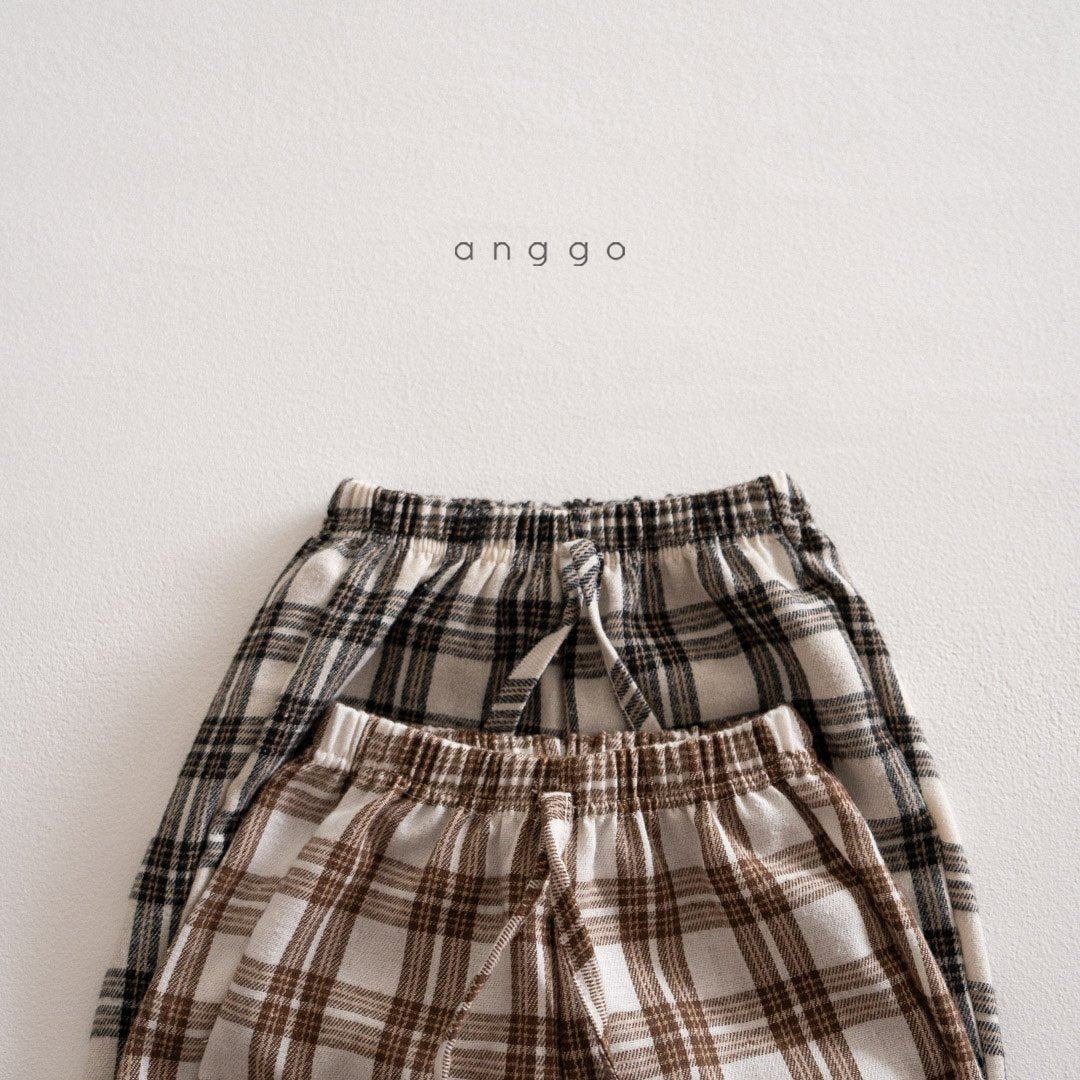［anggo］Chex pants