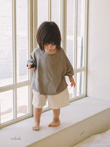 ［melmel］Stripe short pants
