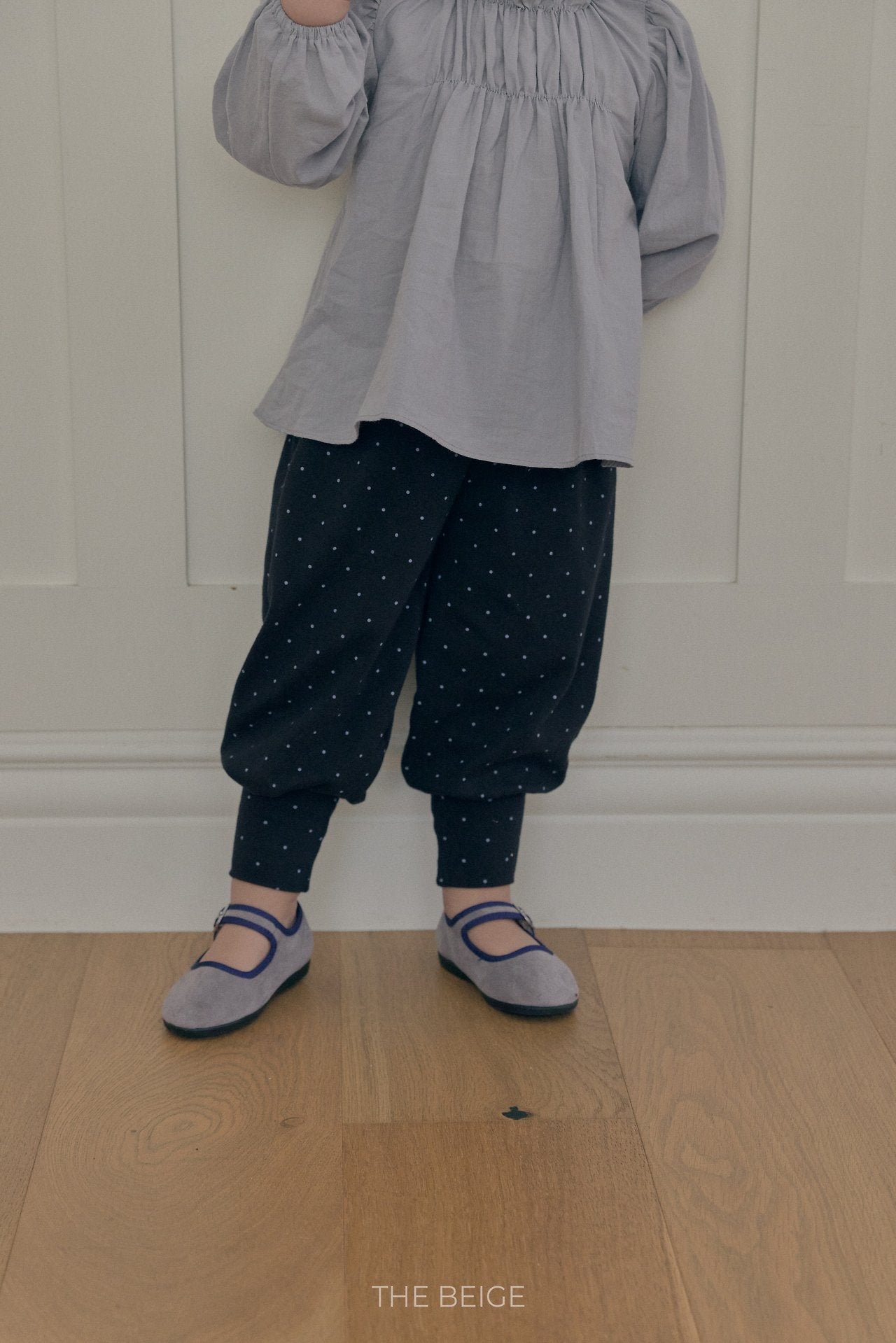 ［The beige］Aladdin Dot Pants