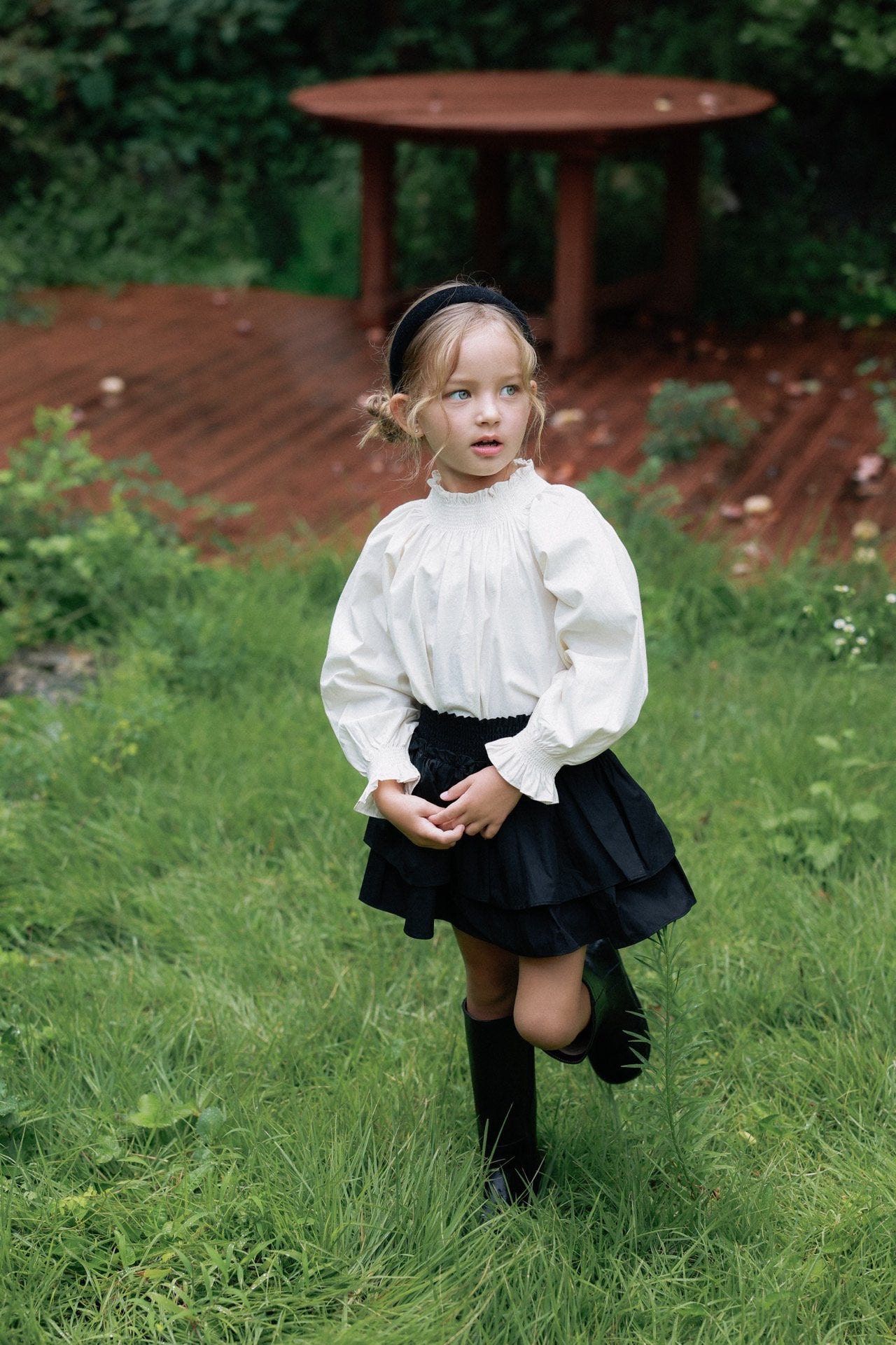 ［azalea］Crown cancan pants (kids)