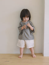 ［melmel］Stripe short pants