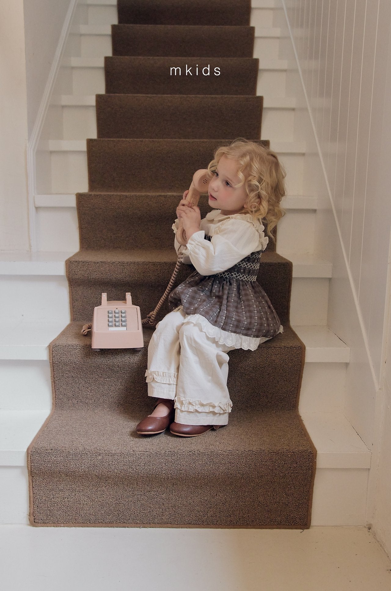 ［mkids］Bell smock blouse