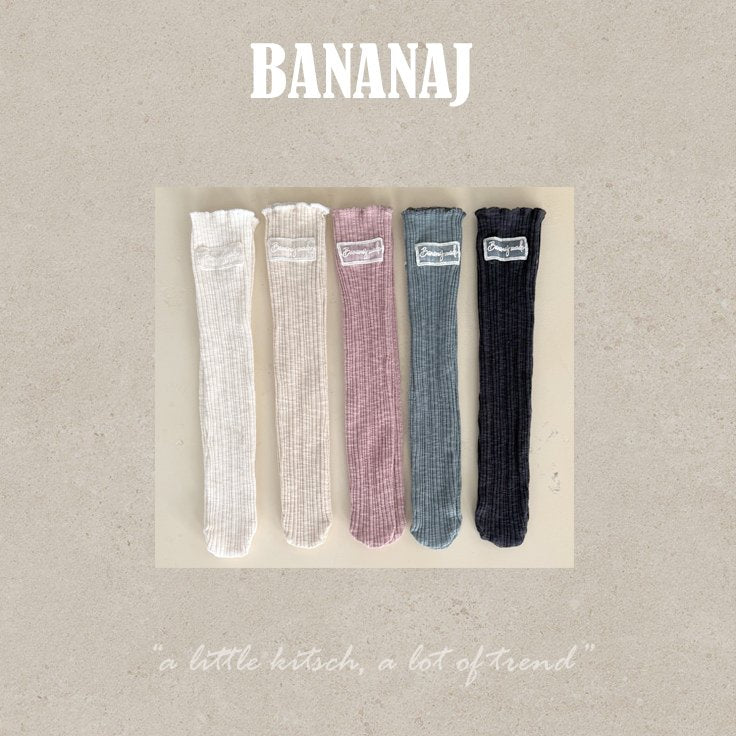 ［BANANAJ］Mellow rib socks