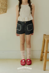 ［Urban Rabbit］Lace ribbon socks