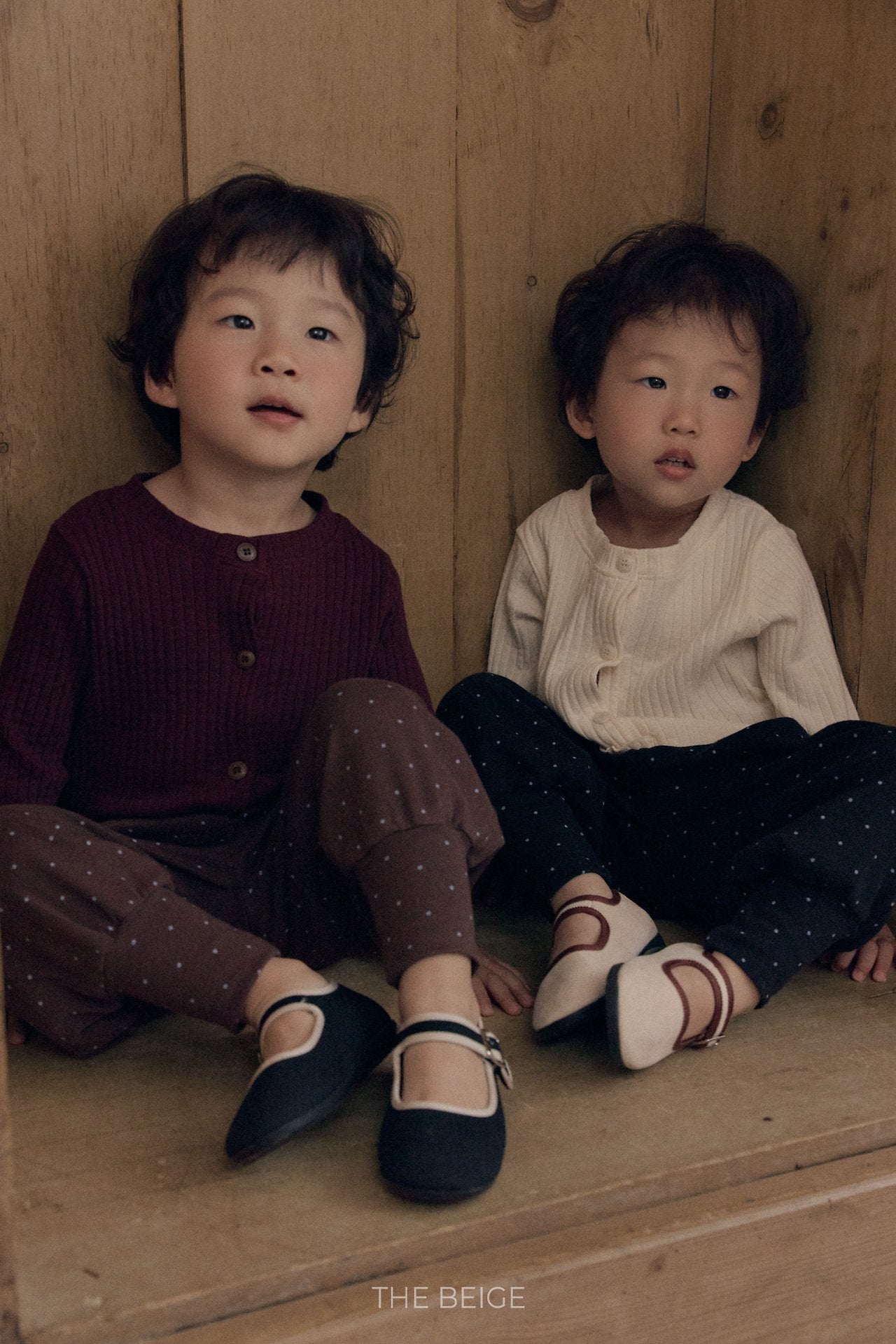 ［The beige］Aladdin Dot Pants