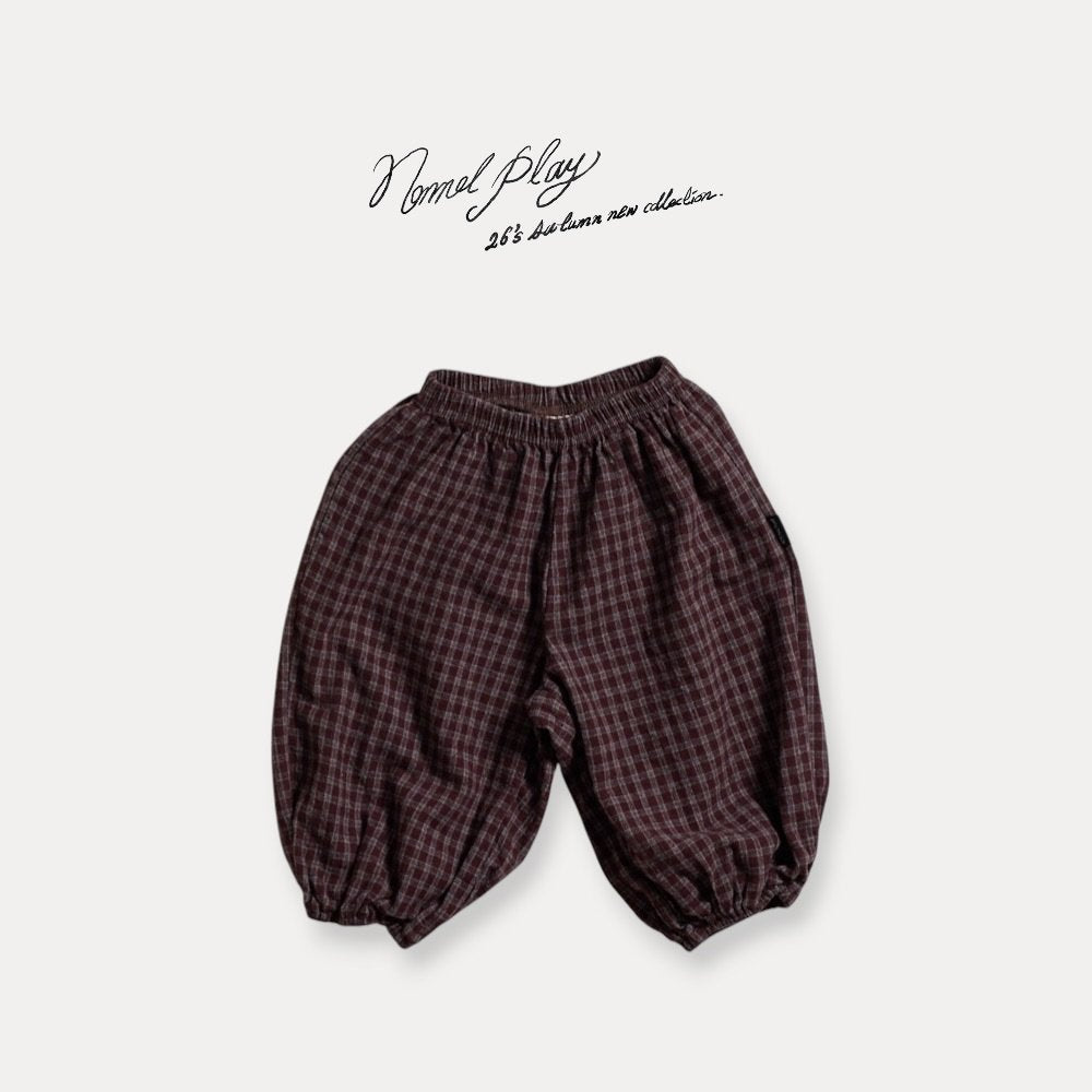 ［normalplay］Tarte Check Pants