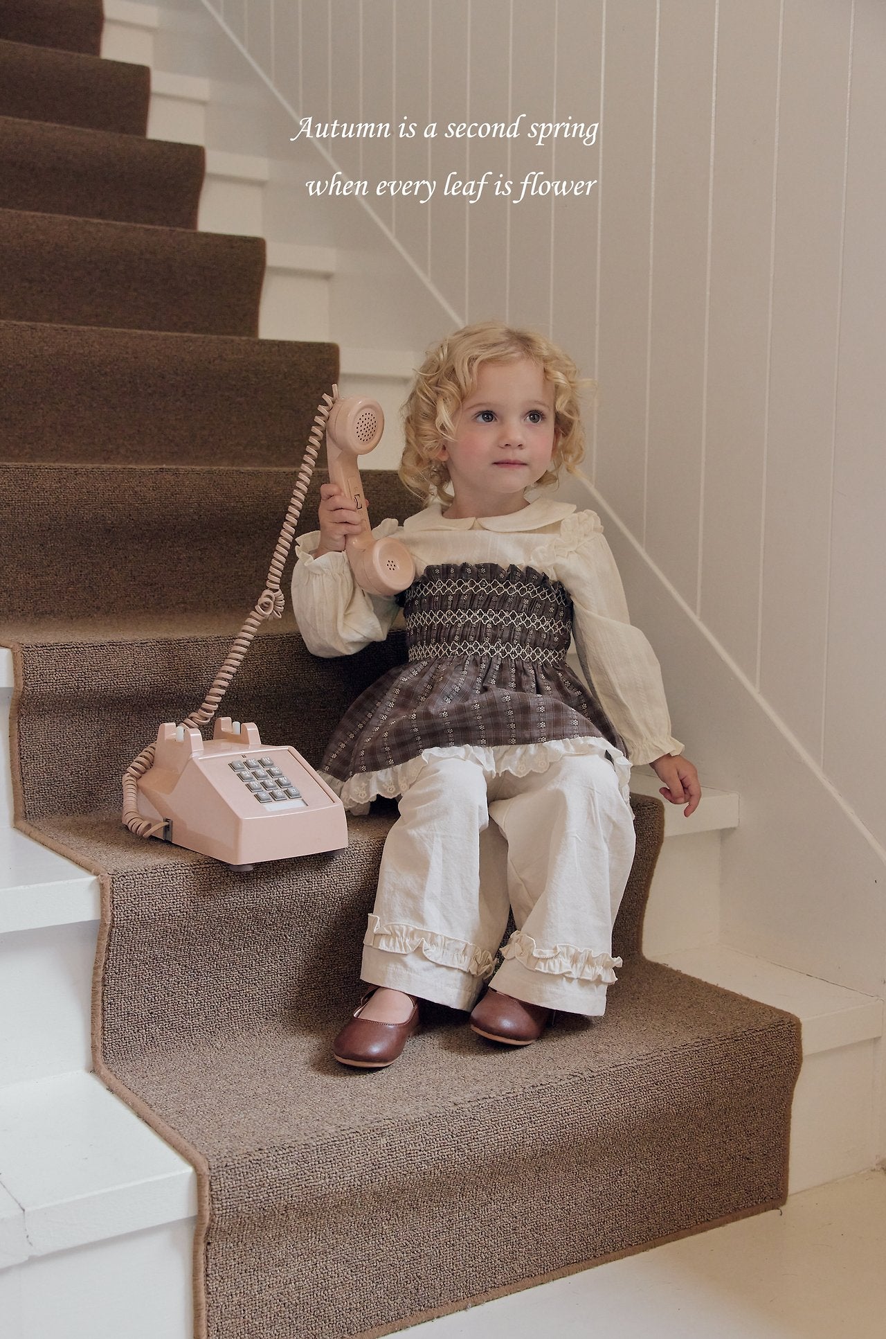 ［mkids］Bell smock blouse