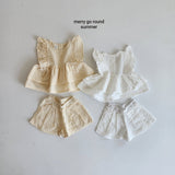 ［merry go round］Frill blouse set
