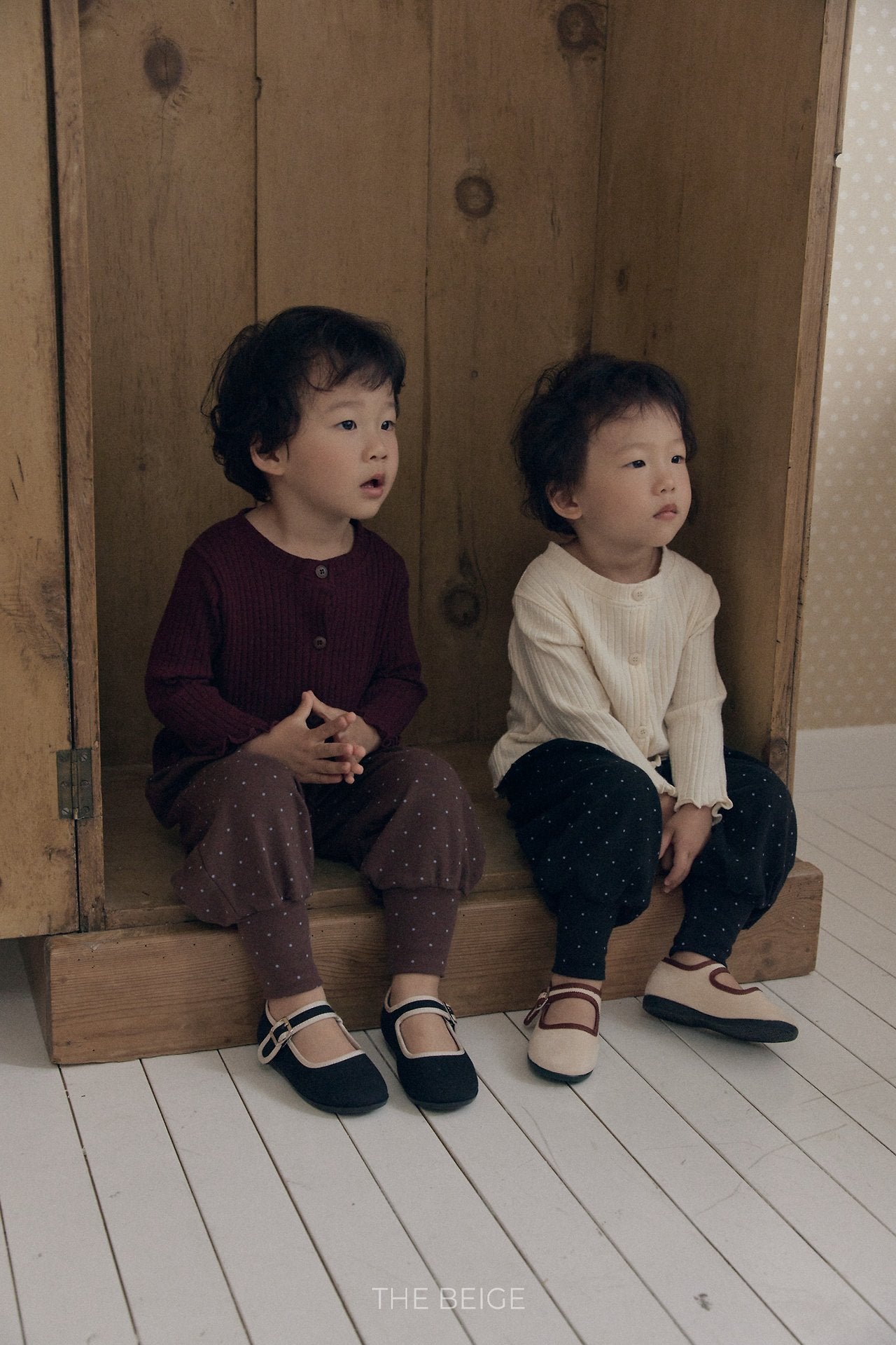 ［The beige］Aladdin Dot Pants