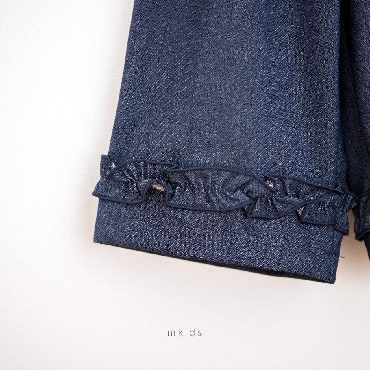 ［mkids］Jean frill pants