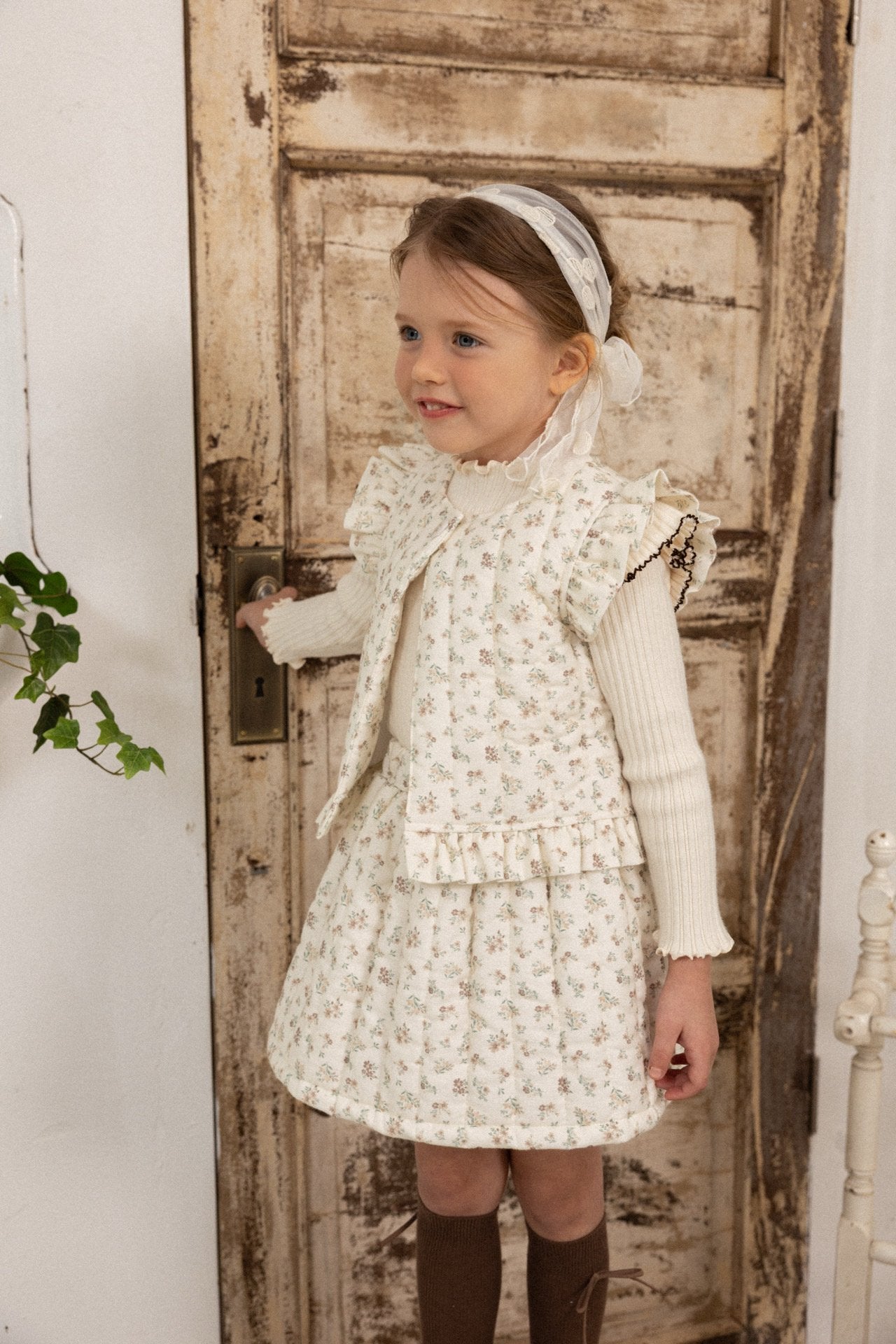 ［perrobebe］Mary frill tops