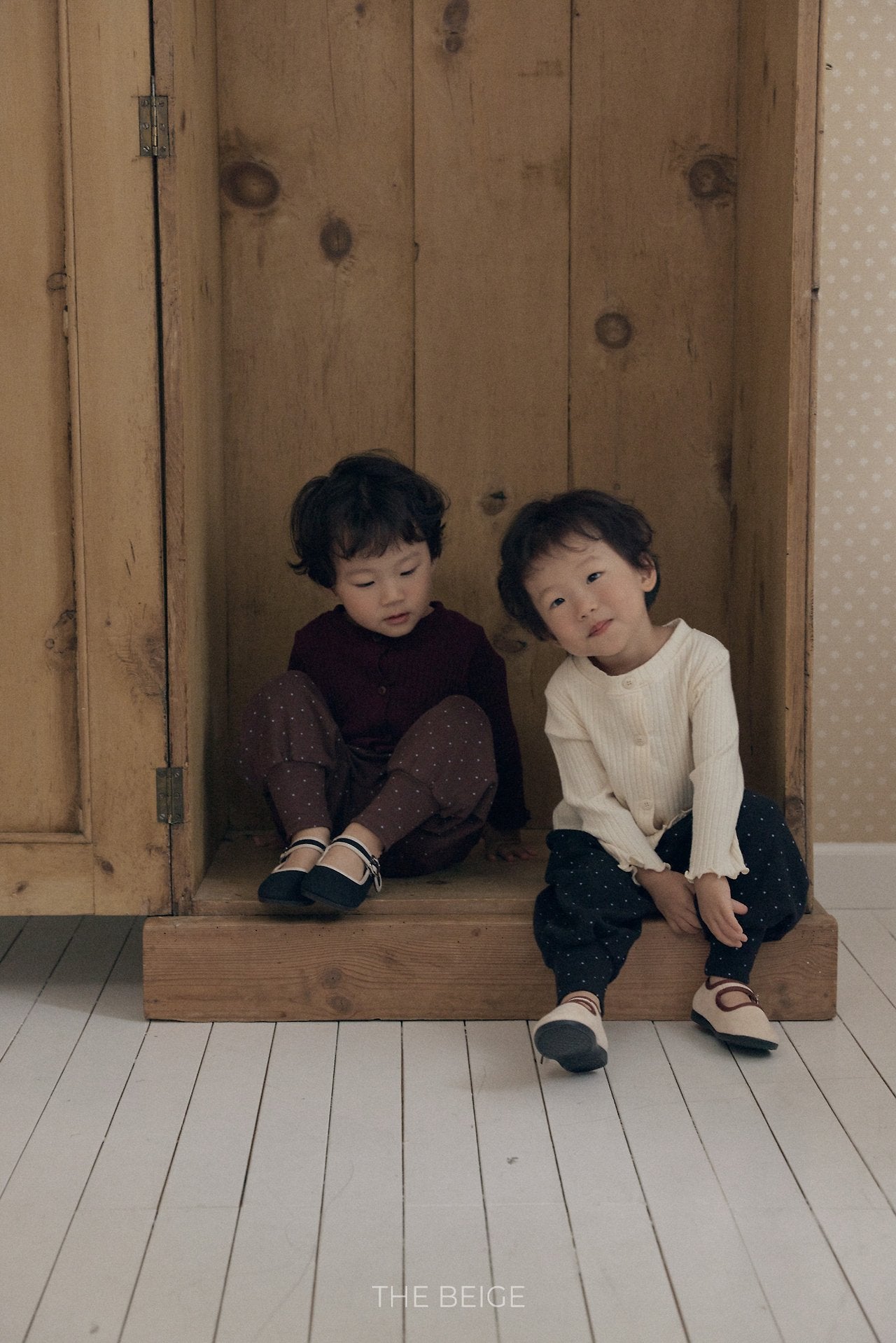 ［The beige］Aladdin Dot Pants