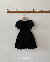 [monbebe] Anna velvet one-piece(kids)
