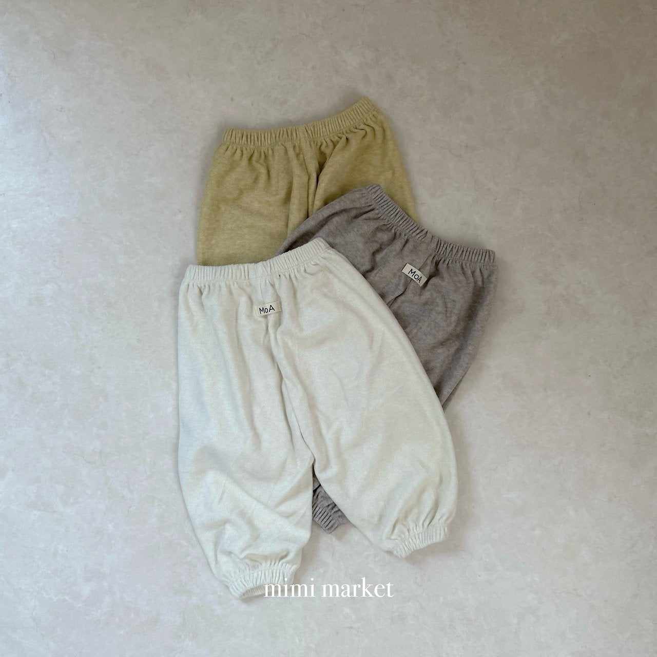 ［mimi market］Terry jogger pants