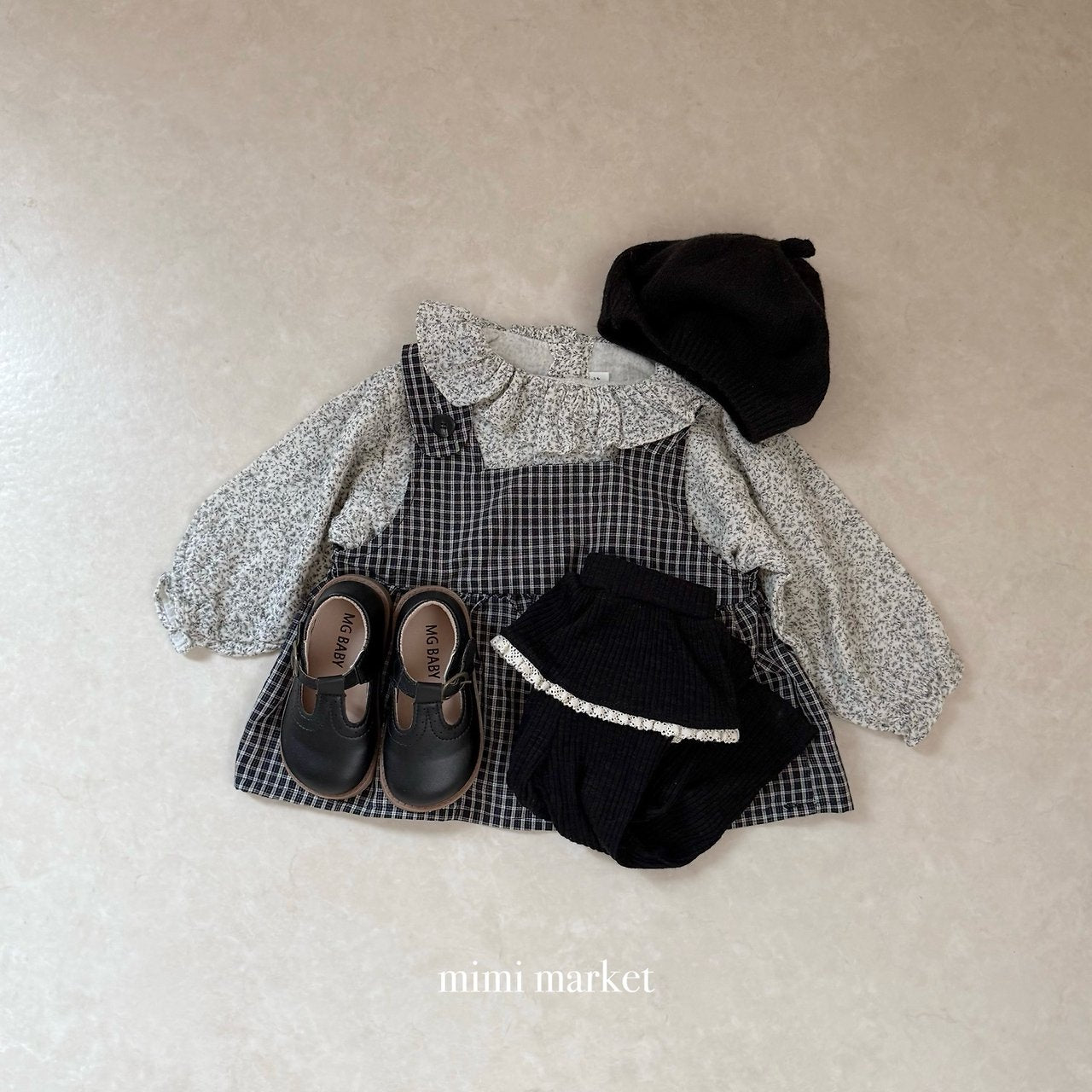［mimi market］Flour color blouse