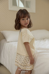 ［LINDO］Dot camisole frill one-piece