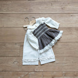 ［mkids］Jean frill pants