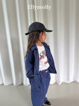 ［ELLY MOLLY］Crew boxy tee