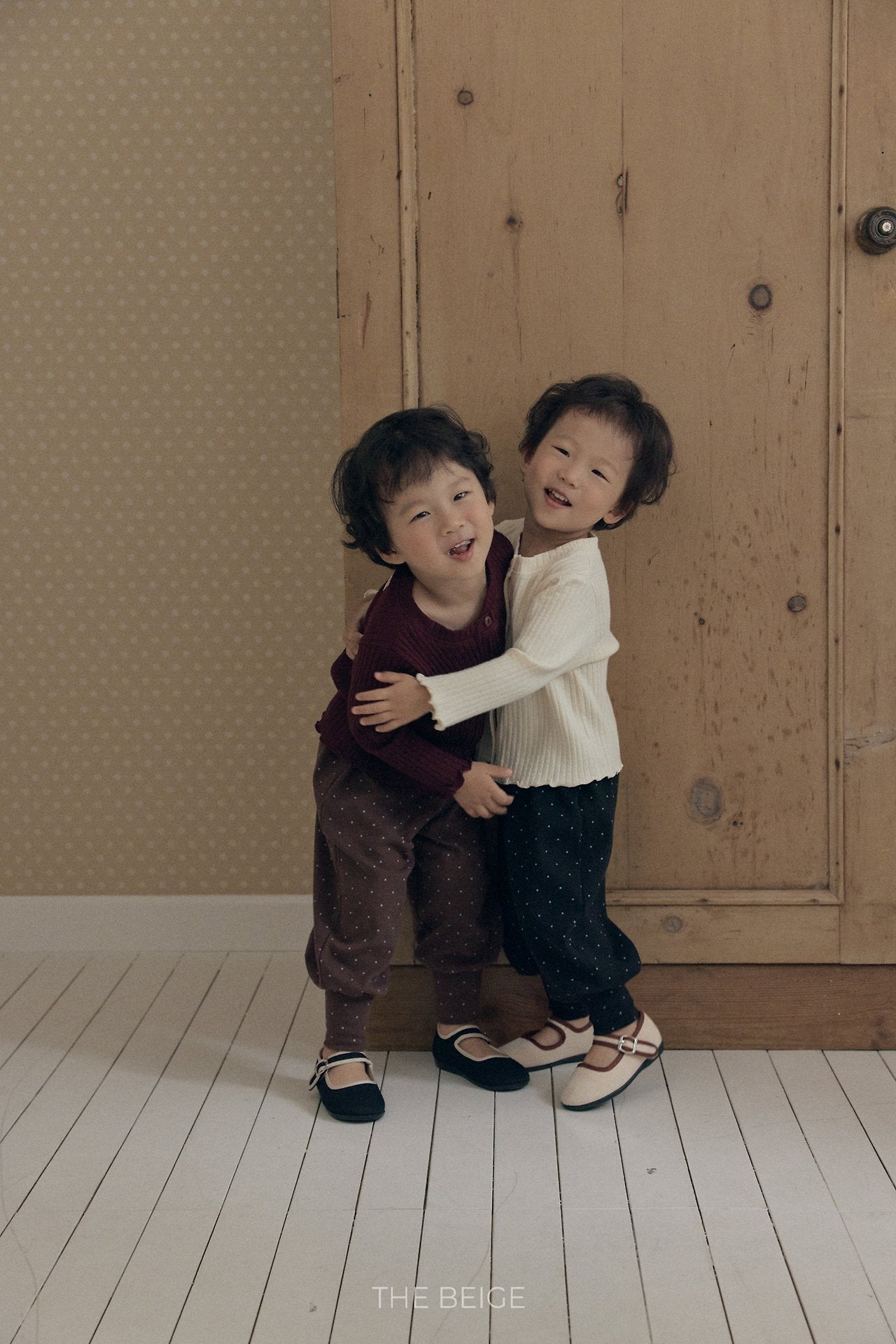 ［The beige］Aladdin Dot Pants