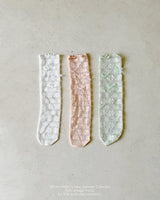 ［Urban Rabbit］Lace ribbon socks