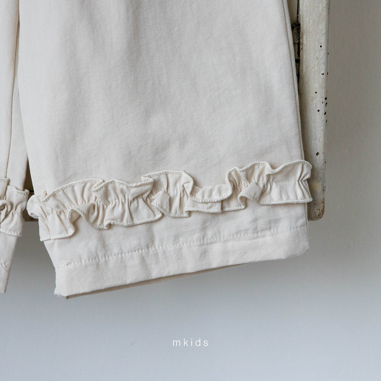 ［mkids］Jean frill pants