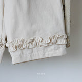 ［mkids］Jean frill pants