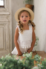 ［FLO］Silly lace frill tops
